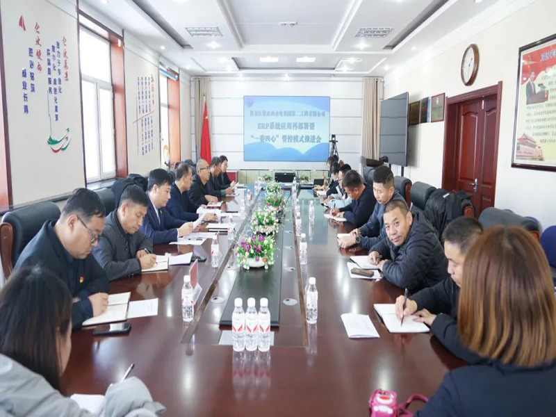工作落實年 | 省水利水電集團二公司召開ERP系統應用再部署暨“一委四心”管控模